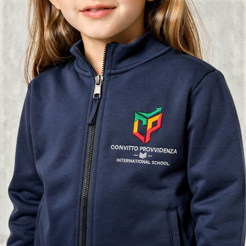Felpa Full-Zip Manica Lunga